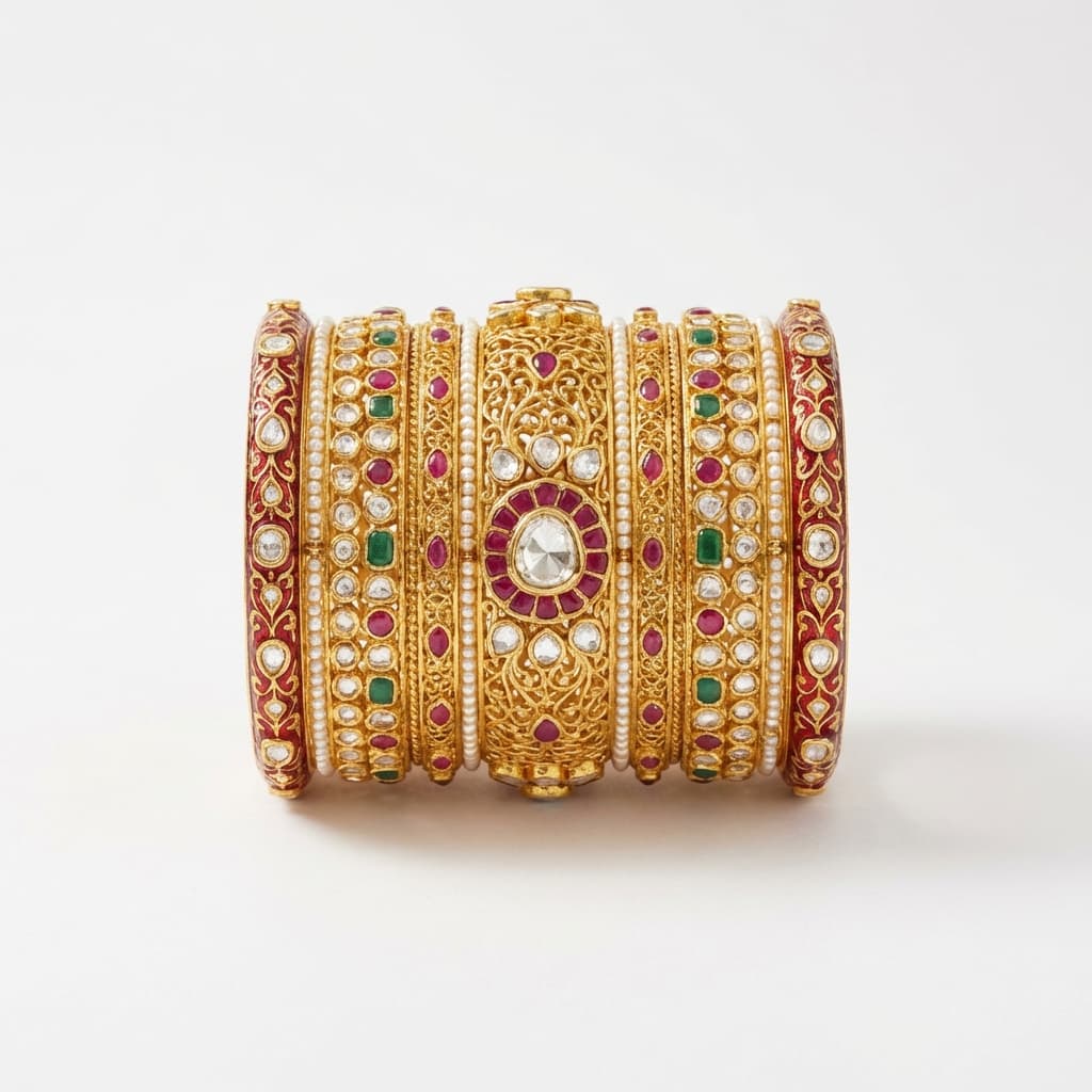 Royal Heritage Kundan Bridal Set